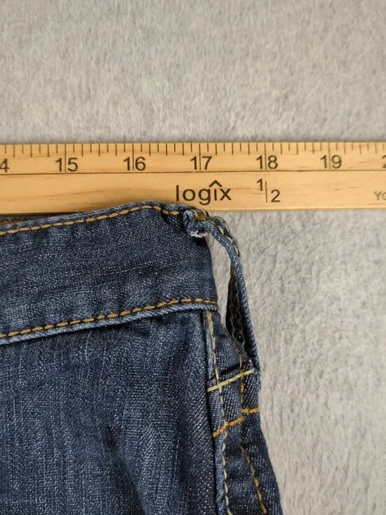 Ariat FR Jeans Mens 34x34 Blue M5 Straight Flame Resistant CAT 2 Workwear - Picture 6 of 11